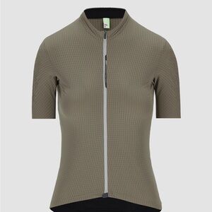 Q36.5 Women’s Cycling Jersey: L1 Lady Pinstripe Olive Green